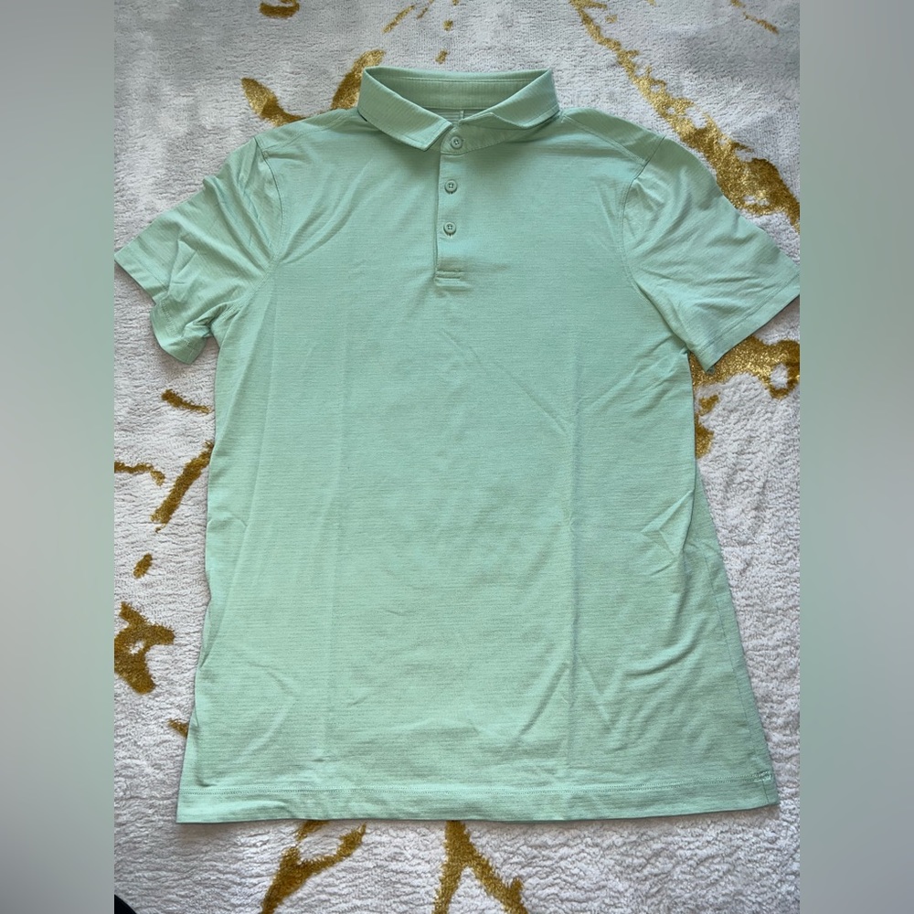 lululemon athletica Men's Short Sleeve Polo - Light Mint Green
